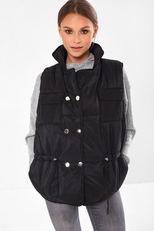 RISING PUFFER POCKET GILET